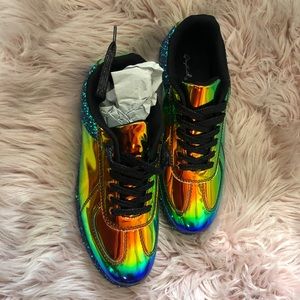 Mermaid Black Hologram Sneaker
